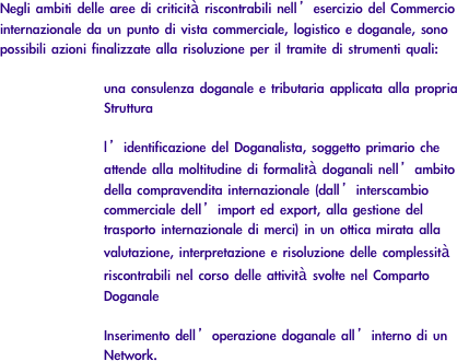 Negli ambiti delle...